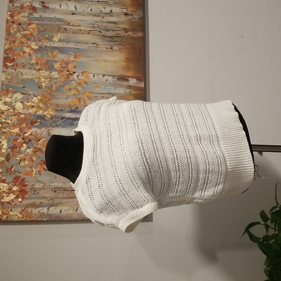 LOFT Knit Cream Sweater, size M - Picture 2 of 12